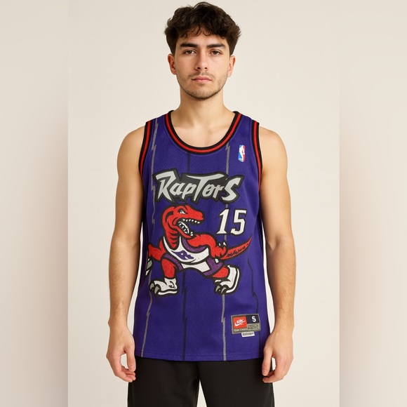 Vintage RAPTORS Small CarterJersey Nike Purple Raptors Jersey Basketball - Picture 1 of 5